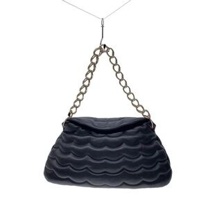 Chloe Black Quilted Shoulder Bag with Chain Strap